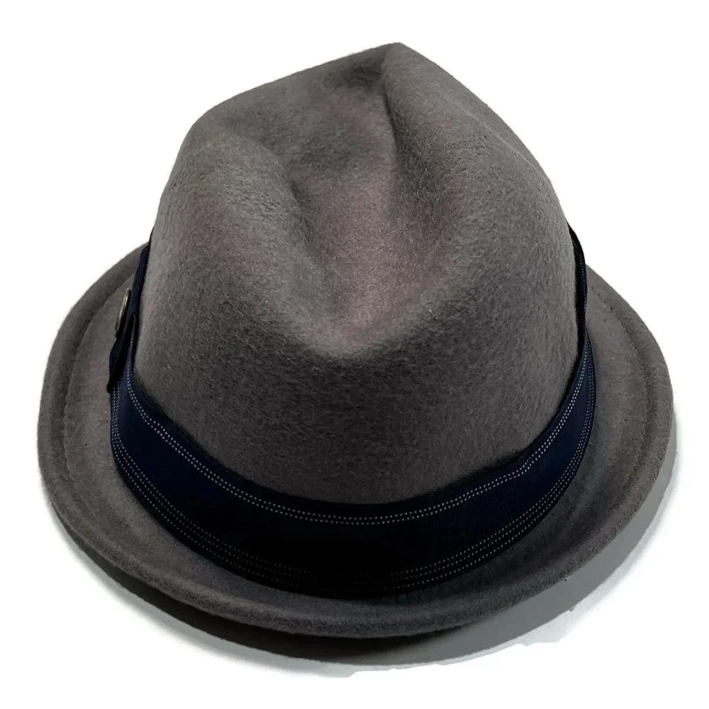 Goorin Bros Fedora Hat Medium Gray London Bound‎ New NWT